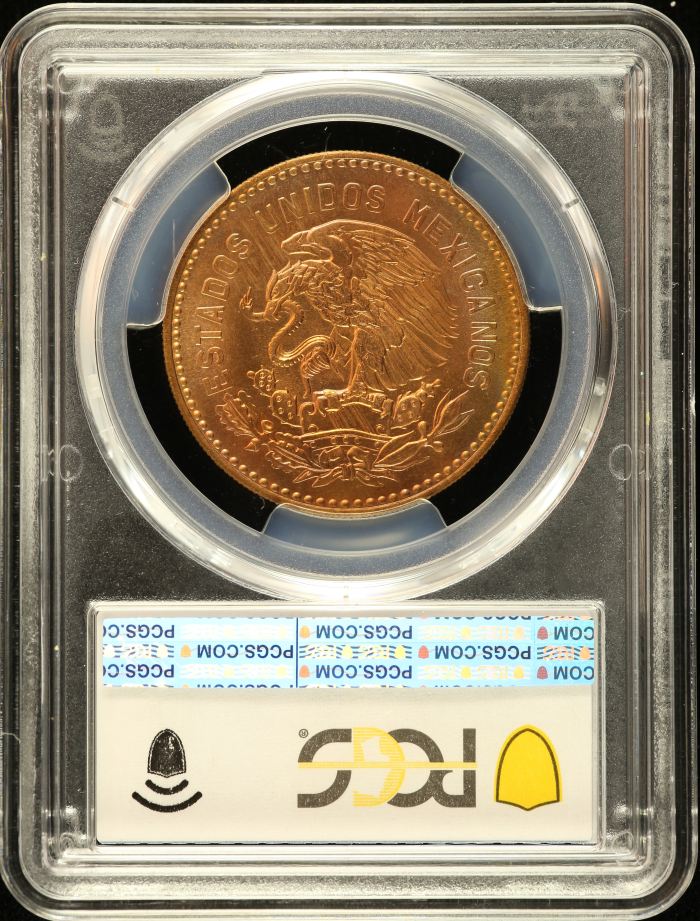 Modern Silver & Minors 50 Centavo 1955 Mo PCGS MS66RD 0151541Modern Silver & Minors 50 Centavo 1955 Mo PCGS MS66RD 0151541 - Image 2