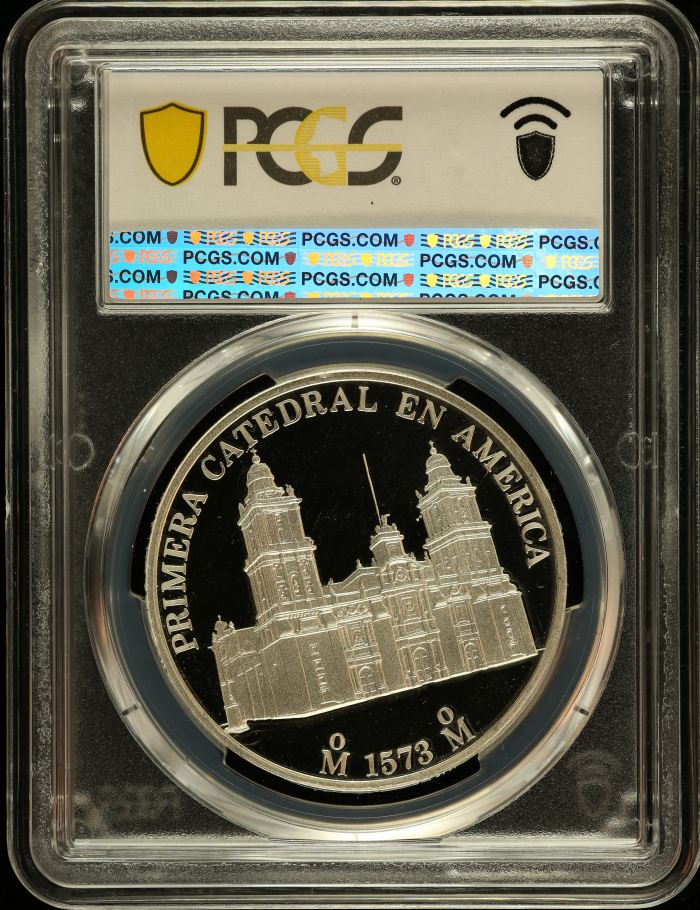 Medals & Tokens First Cathedral in America Silver Medal 1988 Mo PCGS MS69 0150784Medals & Tokens First Cathedral in America Silver Medal 1988 Mo PCGS MS69 0150784 - Image 2