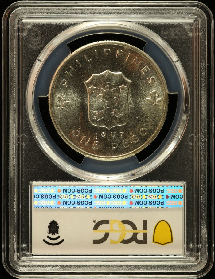 Philippines Peso 1947 S PCGS MS65 0150228Philippines Peso 1947 S PCGS MS65 0150228 - Image 2