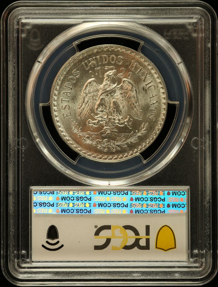 Modern Silver & Minors Peso 1925 M KM-455 PCGS MS65 0150758Modern Silver & Minors Peso 1925 M KM-455 PCGS MS65 0150758 - Image 2