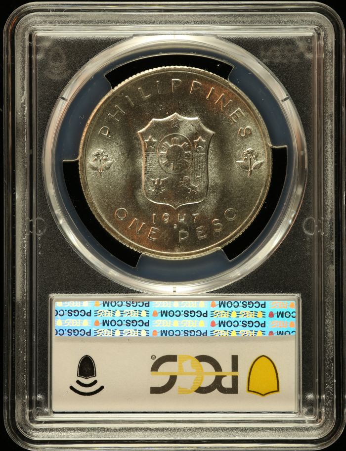 Philippines Peso 1947 S PCGS MS65 0150229Philippines Peso 1947 S PCGS MS65 0150229 - Image 2