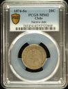 Chile 20 Centavo 1874 So PCGS MS62 0151102