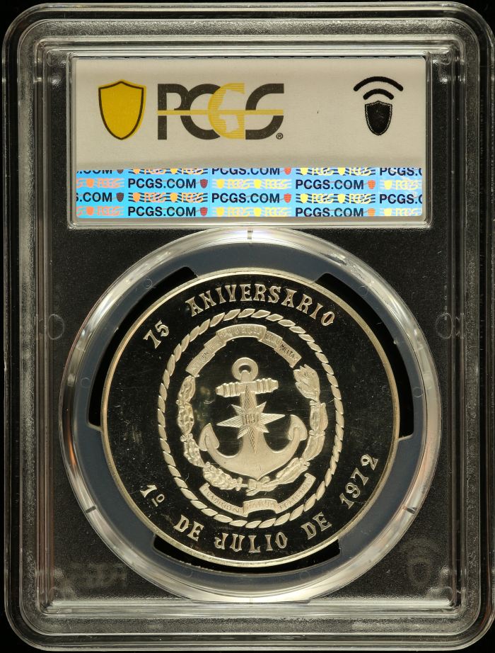Medals & Tokens Naval Military School Silver Medal 1972 Mo PCGS MS66 0150786Medals & Tokens Naval Military School Silver Medal 1972 Mo PCGS MS66 0150786 - Image 2