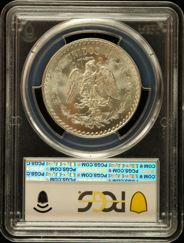 Modern Silver & Minors Peso 1927 M KM-455 PCGS MS66+ 0150760Modern Silver & Minors Peso 1927 M KM-455 PCGS MS66+ 0150760 - Image 2