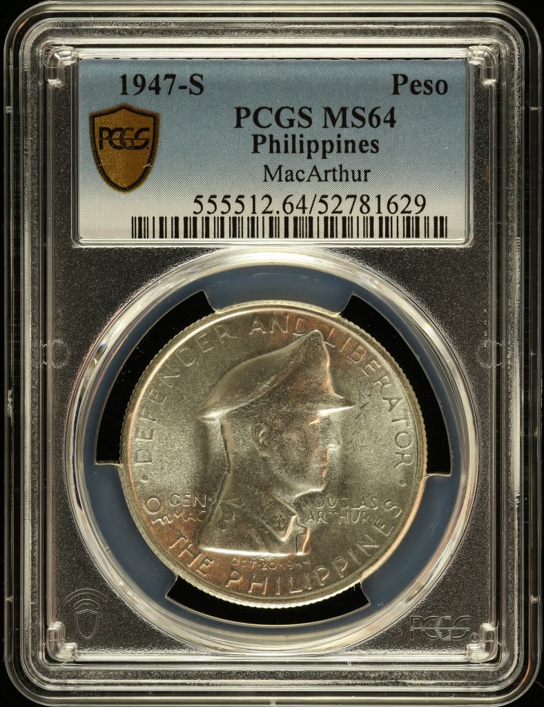 Philippines Peso 1947 S PCGS MS64 0150232