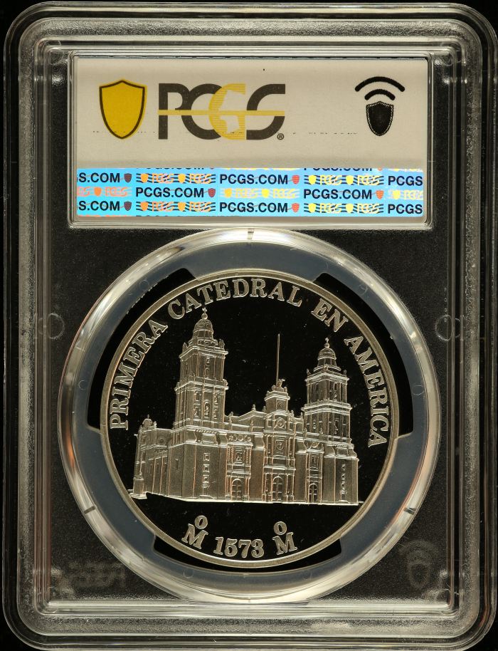 Medals & Tokens First Cathedral in America Silver Medal 1991 Mo PCGS PR70DCAM 0150792Medals & Tokens First Cathedral in America Silver Medal 1991 Mo PCGS PR70DCAM 0150792 - Image 2