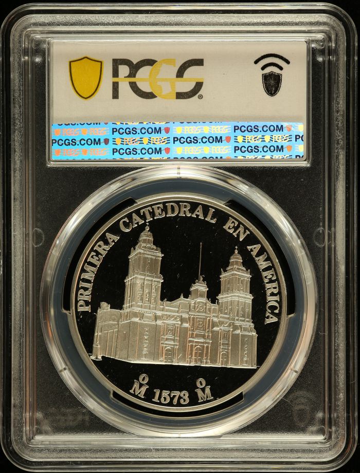 Medals & Tokens First Cathedral in America Silver Medal 1994 Mo PCGS PR70DCAM 0150793Medals & Tokens First Cathedral in America Silver Medal 1994 Mo PCGS PR70DCAM 0150793 - Image 2