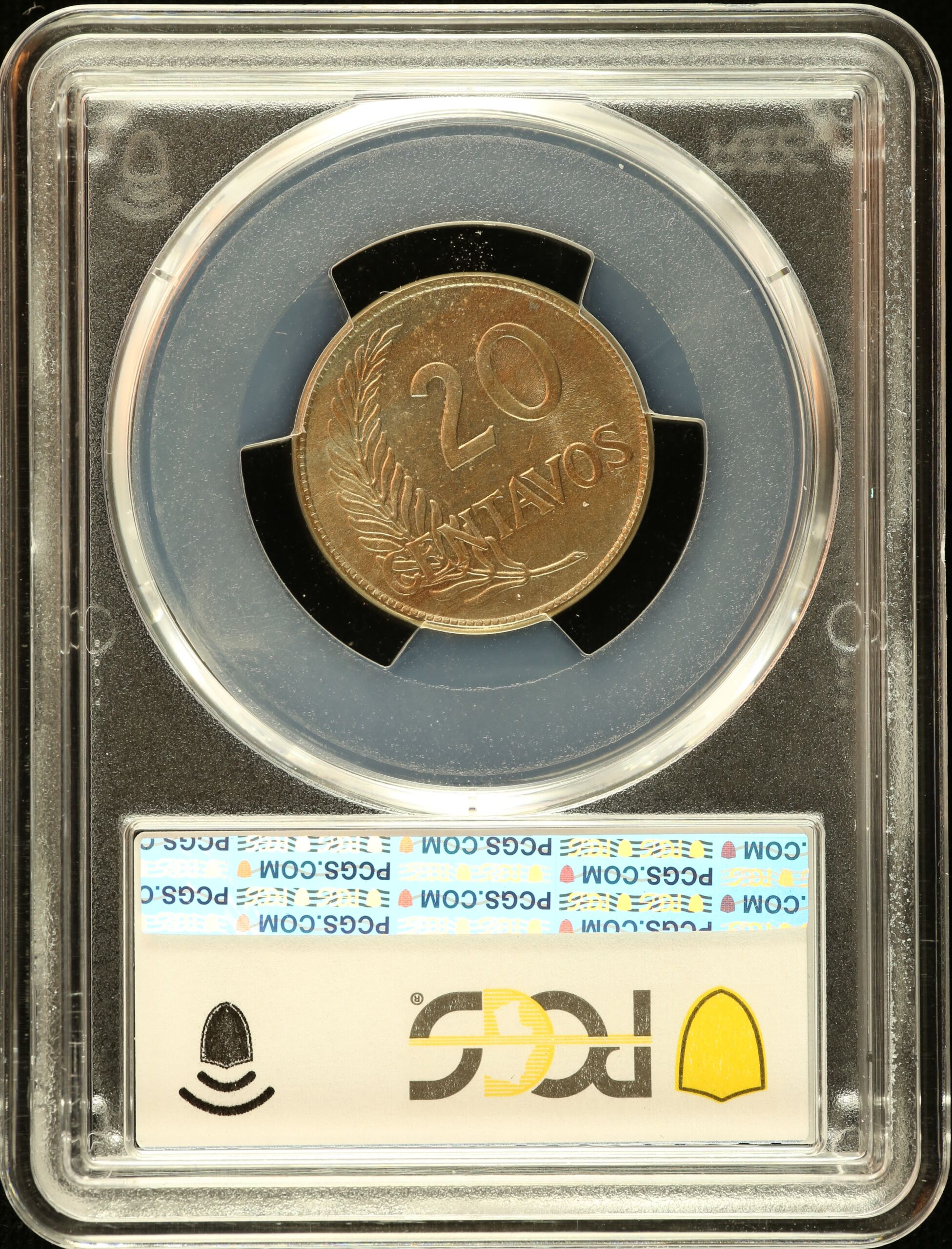 Latin American Coins Peru Peru 20 Centavo 1921 PCGS MS62 0151245 Peru 20 Centavo 1921 PCGS MS62 0151245Peru 20 Centavo 1921 PCGS MS62 0151245 - Image 2