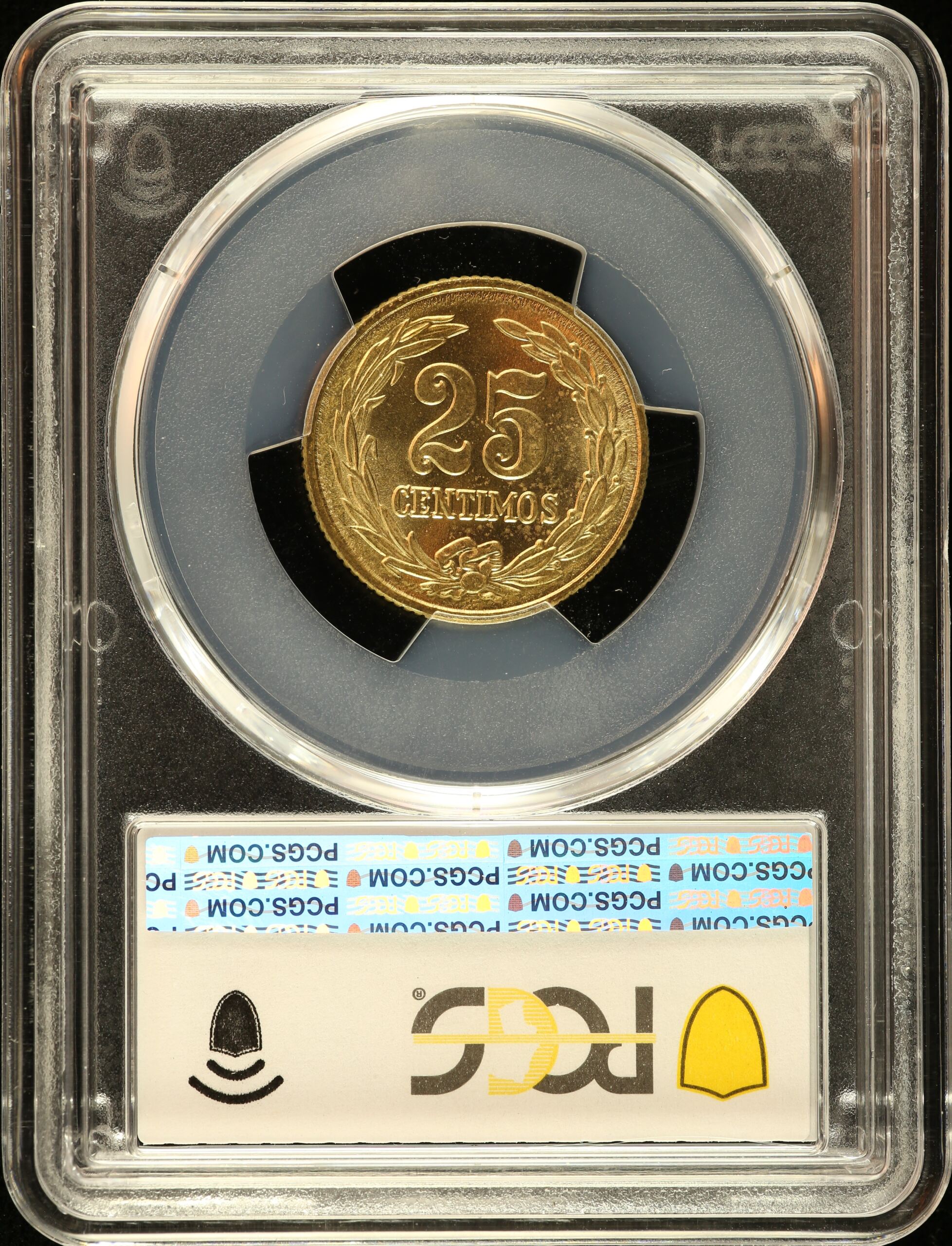 Latin American Coins Paraguay Paraguay 25 Centimos 1948 HF PCGS MS65 0151144 Paraguay 25 Centimos 1948 HF PCGS MS65 0151144Paraguay 25 Centimos 1948 HF PCGS MS65 0151144 - Image 2