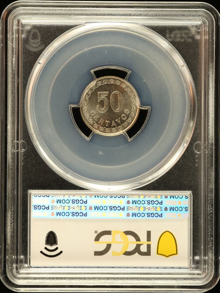 Paraguay 50 Centimos 1925 PCGS MS64 0151146Paraguay 50 Centimos 1925 PCGS MS64 0151146 - Image 2