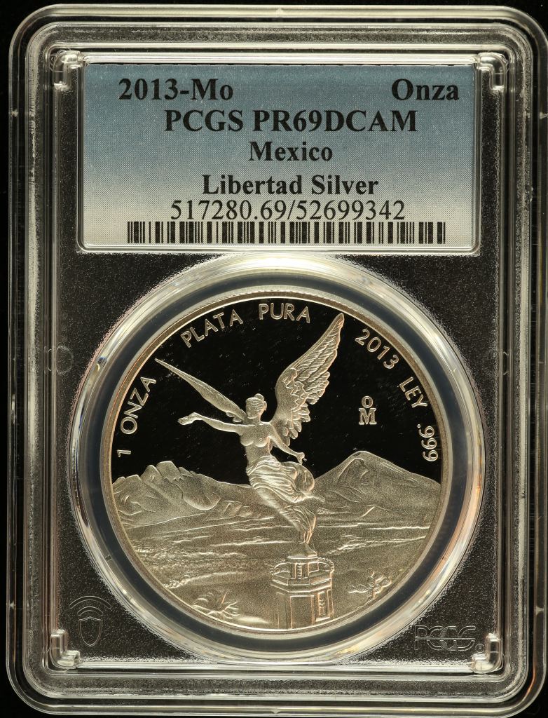 Modern Silver & Minors Onza 2013 Mo PCGS PR69DCAM 0151254