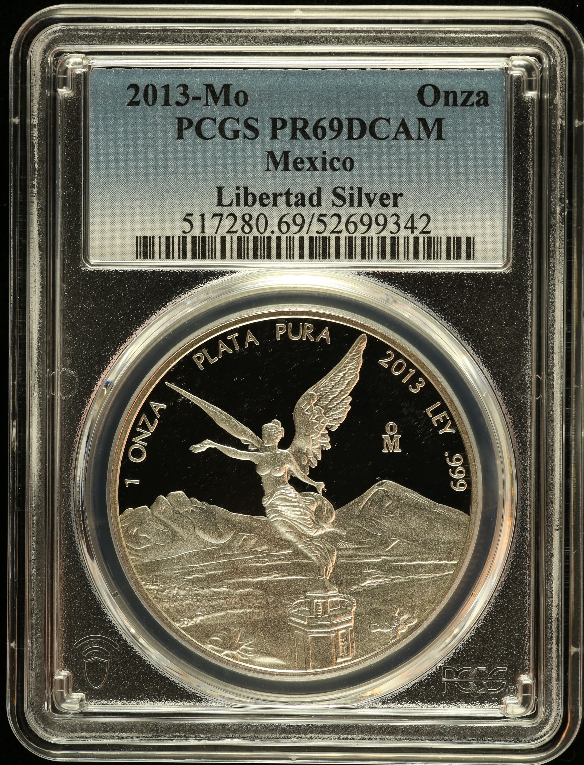 Modern Silver & Minors Onza 2013 Mo PCGS PR69DCAM 0151254