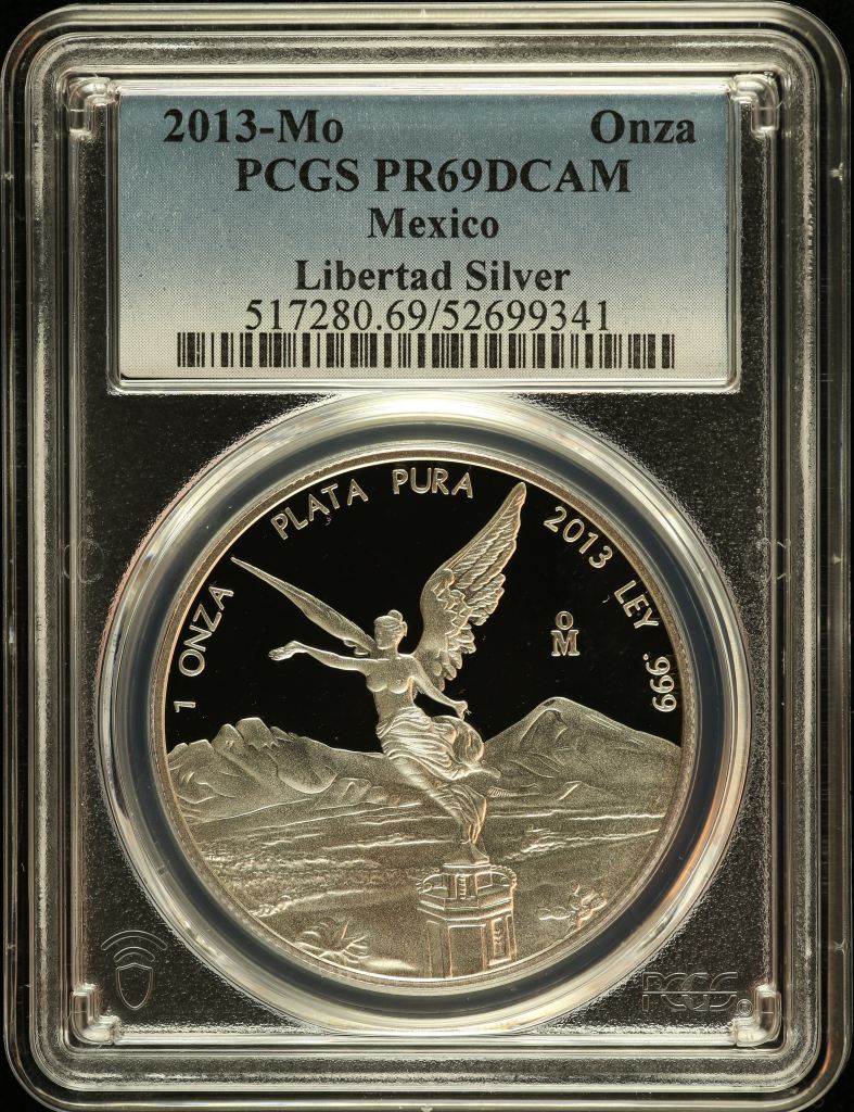 Modern Silver & Minors Onza 2013 Mo PCGS PR69DCAM 0151255