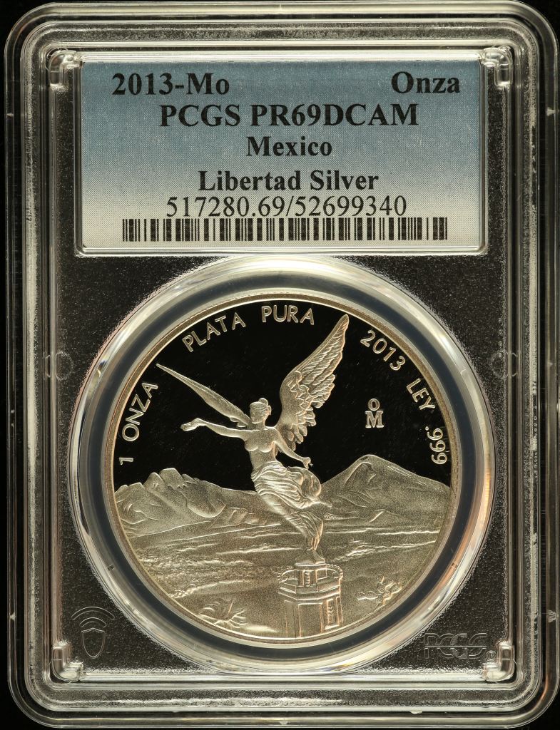 Modern Silver & Minors Onza 2013 Mo PCGS PR69DCAM 0151256
