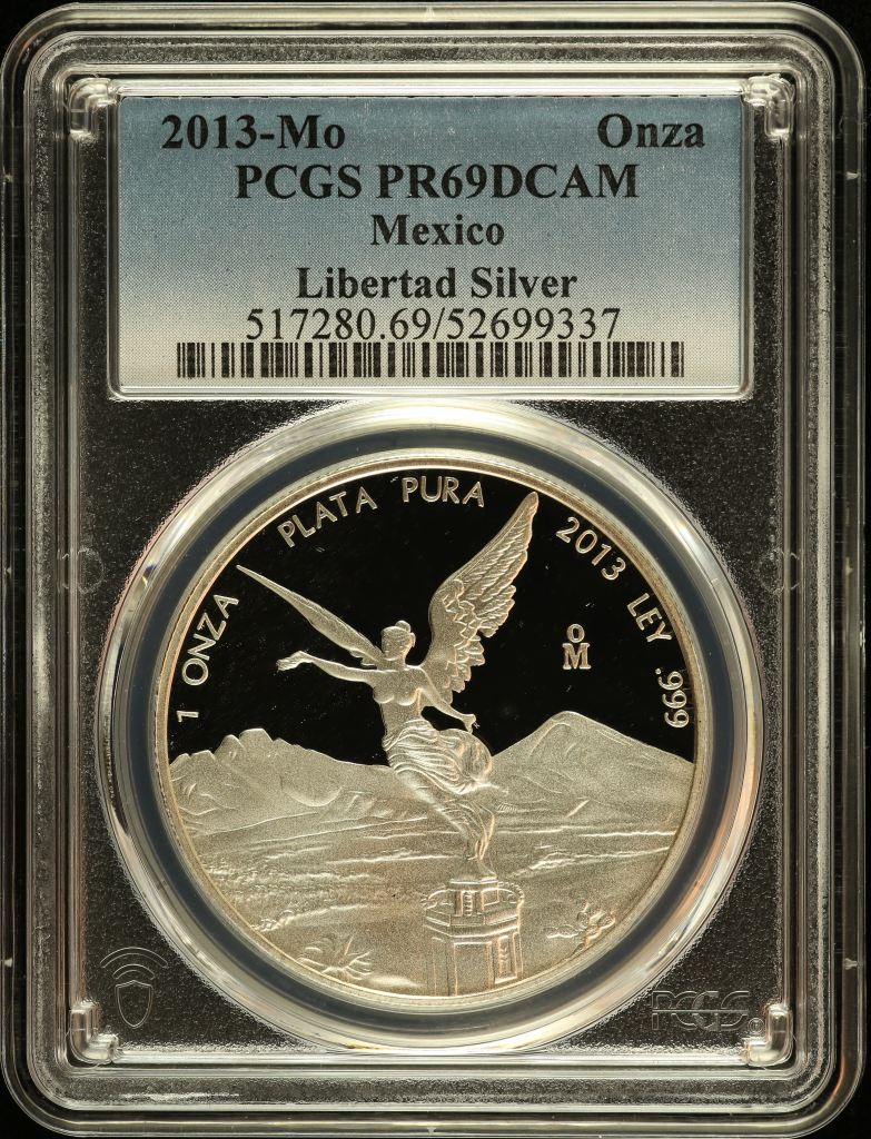 Modern Silver & Minors Onza 2013 Mo PCGS PR69DCAM 0151257