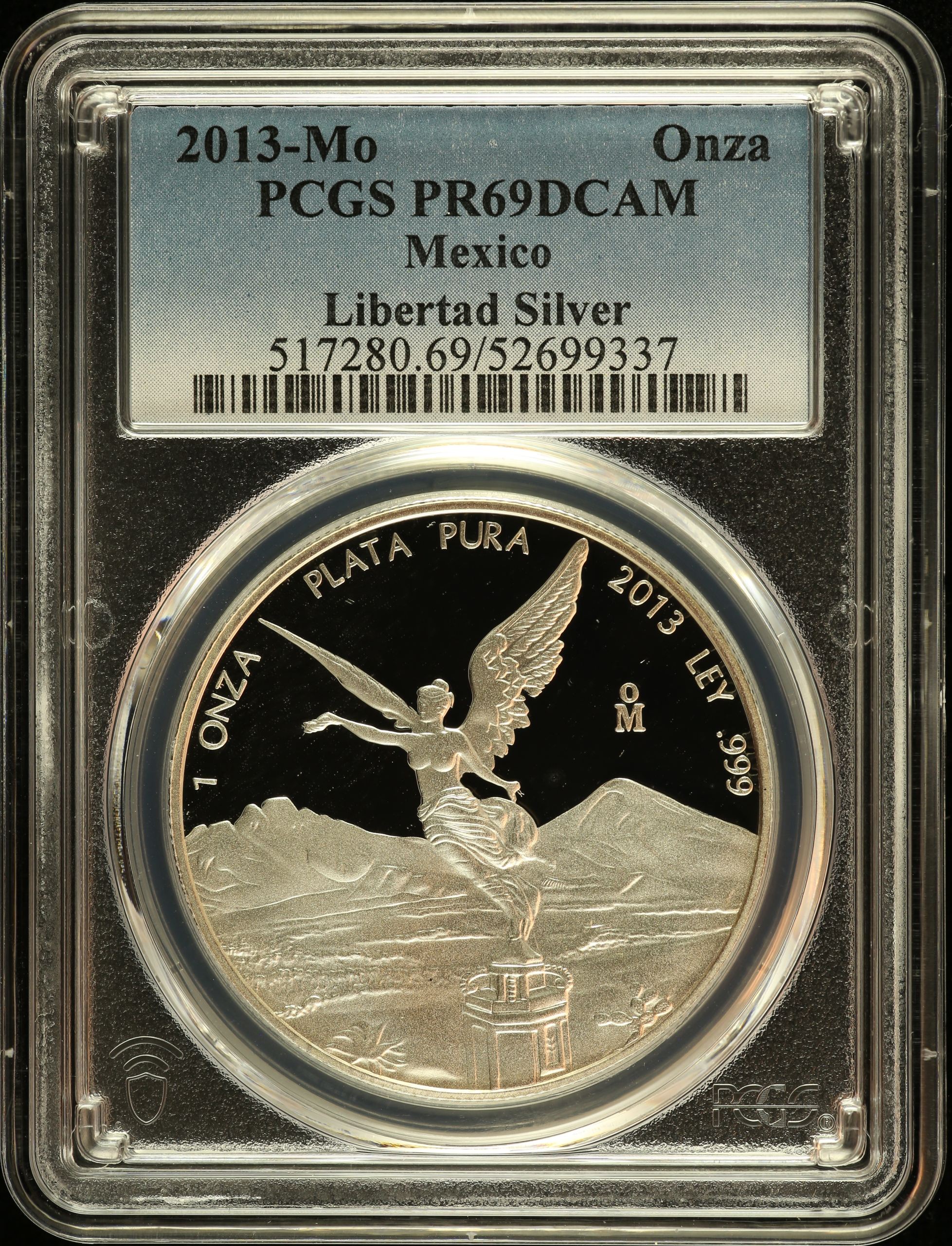 Modern Silver & Minors Onza 2013 Mo PCGS PR69DCAM 0151257