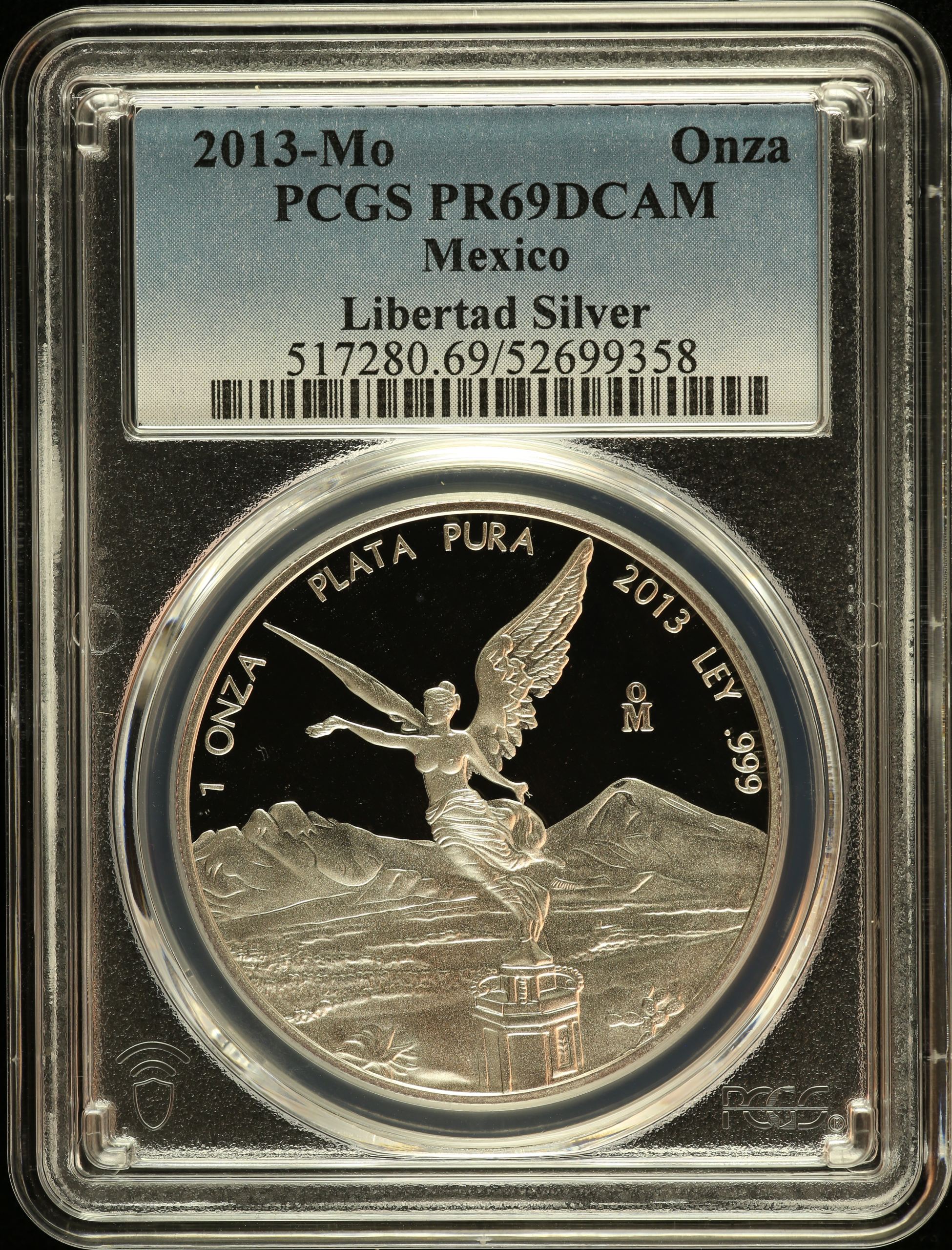 Modern Silver & Minors Onza 2013 Mo PCGS PR69DCAM 0151258
