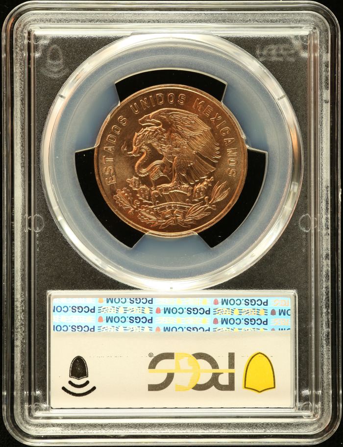 Modern Silver & Minors 20 Centavo 1955 Mo PCGS MS66RD 0151282Modern Silver & Minors 20 Centavo 1955 Mo PCGS MS66RD 0151282 - Image 2
