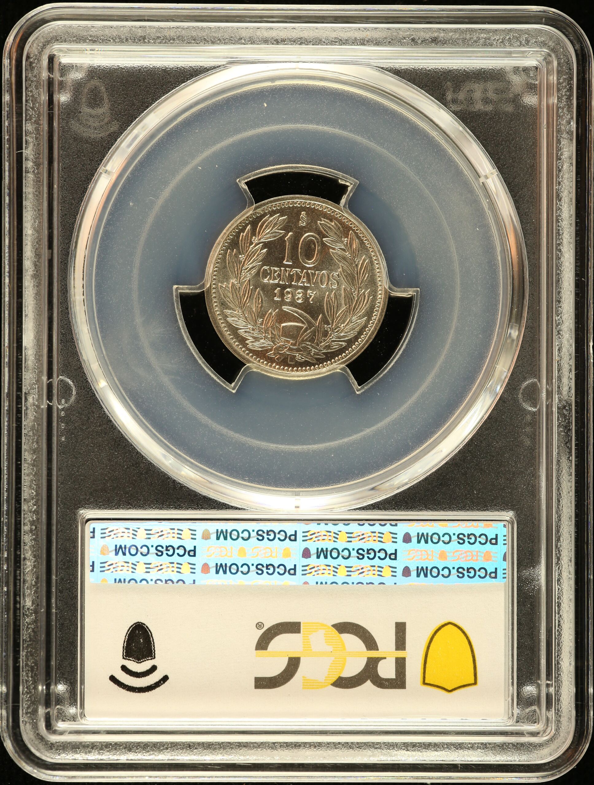 Chile Latin American Coins Chile 10 Centavo 1937 So PCGS MS65 0151159 Chile 10 Centavo 1937 So PCGS MS65 0151159Chile 10 Centavo 1937 So PCGS MS65 0151159 - Image 2