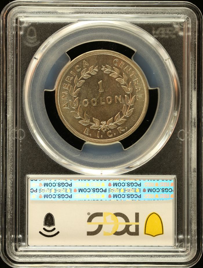 Costa Rica Colon 1935 BICR PCGS MS64 0151070Costa Rica Colon 1935 BICR PCGS MS64 0151070 - Image 2