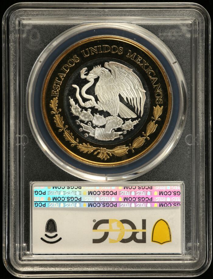 Modern Silver & Minors 100 Peso 2005 (2006) Mo PCGS PL69 0152008Modern Silver & Minors 100 Peso 2005 (2006) Mo PCGS PL69 0152008 - Image 2