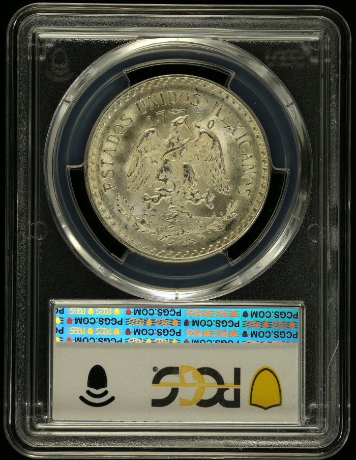 Modern Silver & Minors Peso 1938 M KM-455 PCGS MS65 0152150Modern Silver & Minors Peso 1938 M KM-455 PCGS MS65 0152150 - Image 2