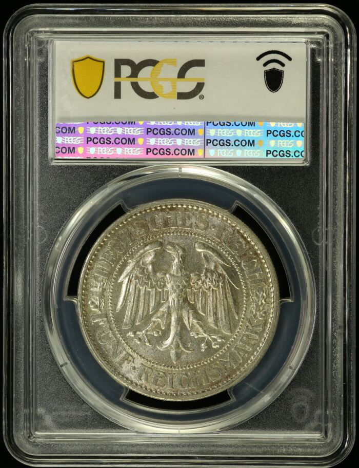Germany 5 Mark 1932 F PCGS MS63 0151793Germany 5 Mark 1932 F PCGS MS63 0151793 - Image 2