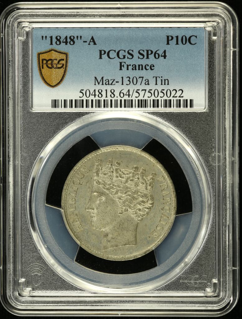 Germany Sechsling 1850 TA PCGS MS64BN 0151794