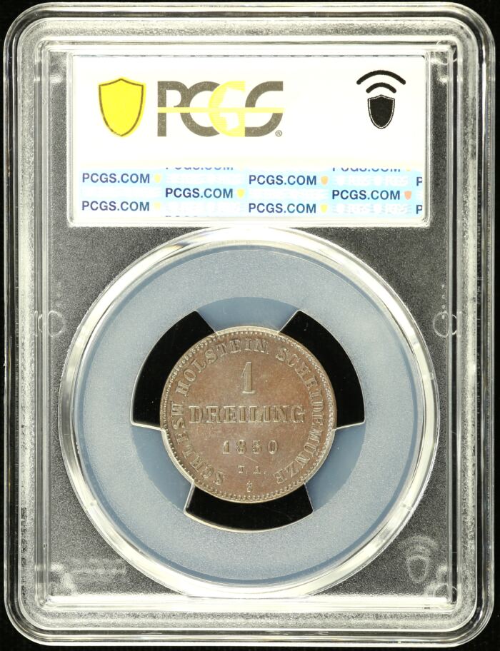 Germany Dreiling 1850 TA PCGS MS62BN 0151795Germany Dreiling 1850 TA PCGS MS62BN 0151795 - Image 2