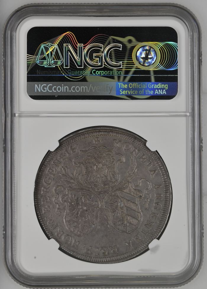 Germany Taler 1663 Nurnberg DAV-5659 NGC MS62 0151812Germany Taler 1663 Nurnberg DAV-5659 NGC MS62 0151812 - Image 2