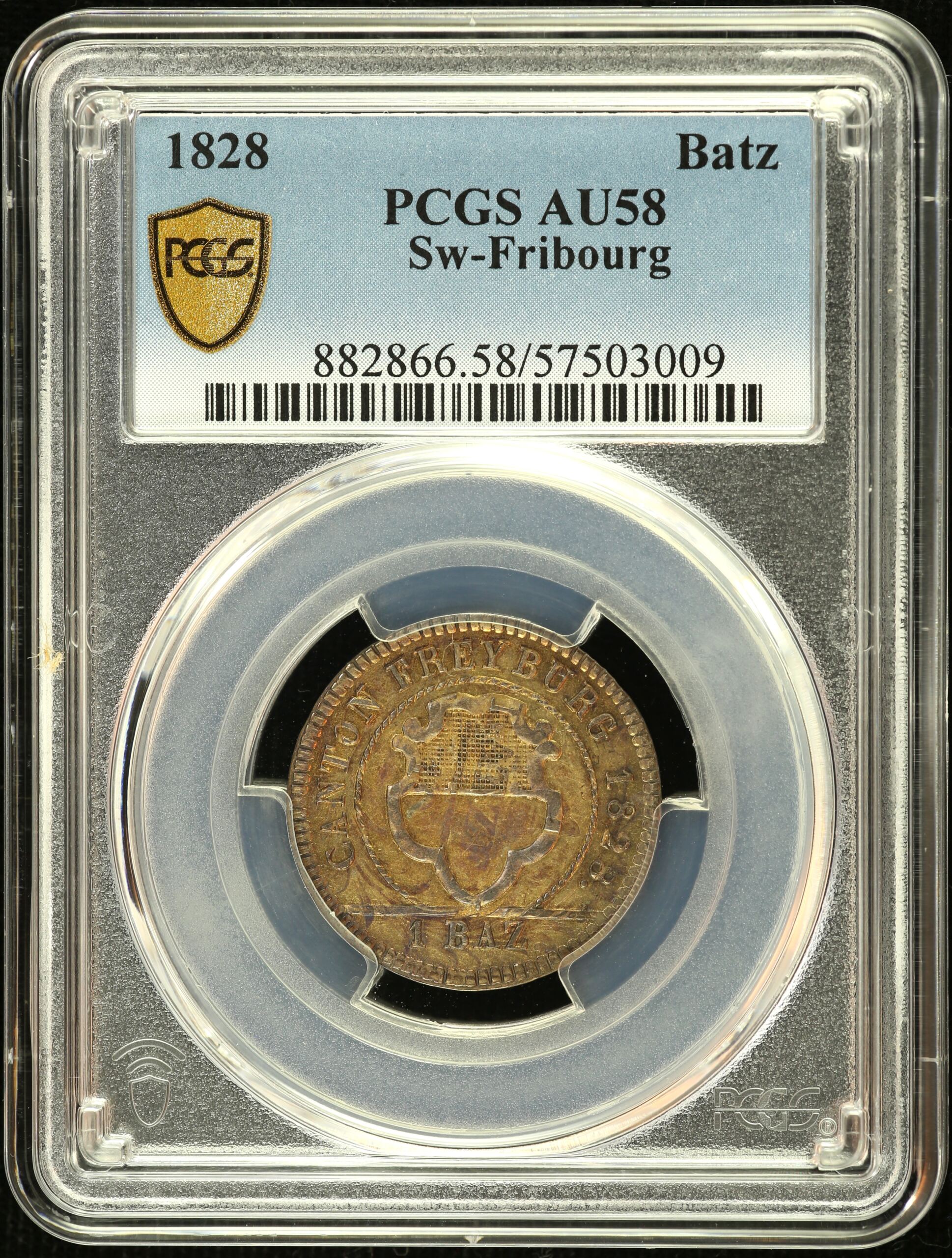 Europe  Switzerland  World Coins Switzerland Batzen 1828 PCGS AU58 0151815 Switzerland Batzen 1828 PCGS AU58 0151815