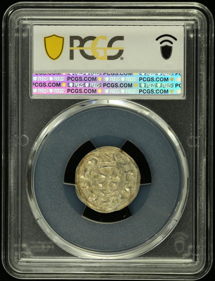 France Denier (943-996) Rouen Dy-16 PCGS MS62 0151825France Denier (943-996) Rouen Dy-16 PCGS MS62 0151825 - Image 2