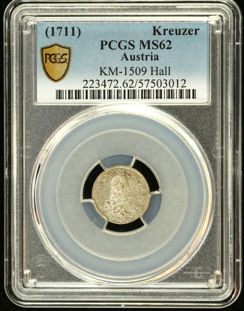 Germany Kreuzer (1711) KM-1509 PCGS MS62 0151829