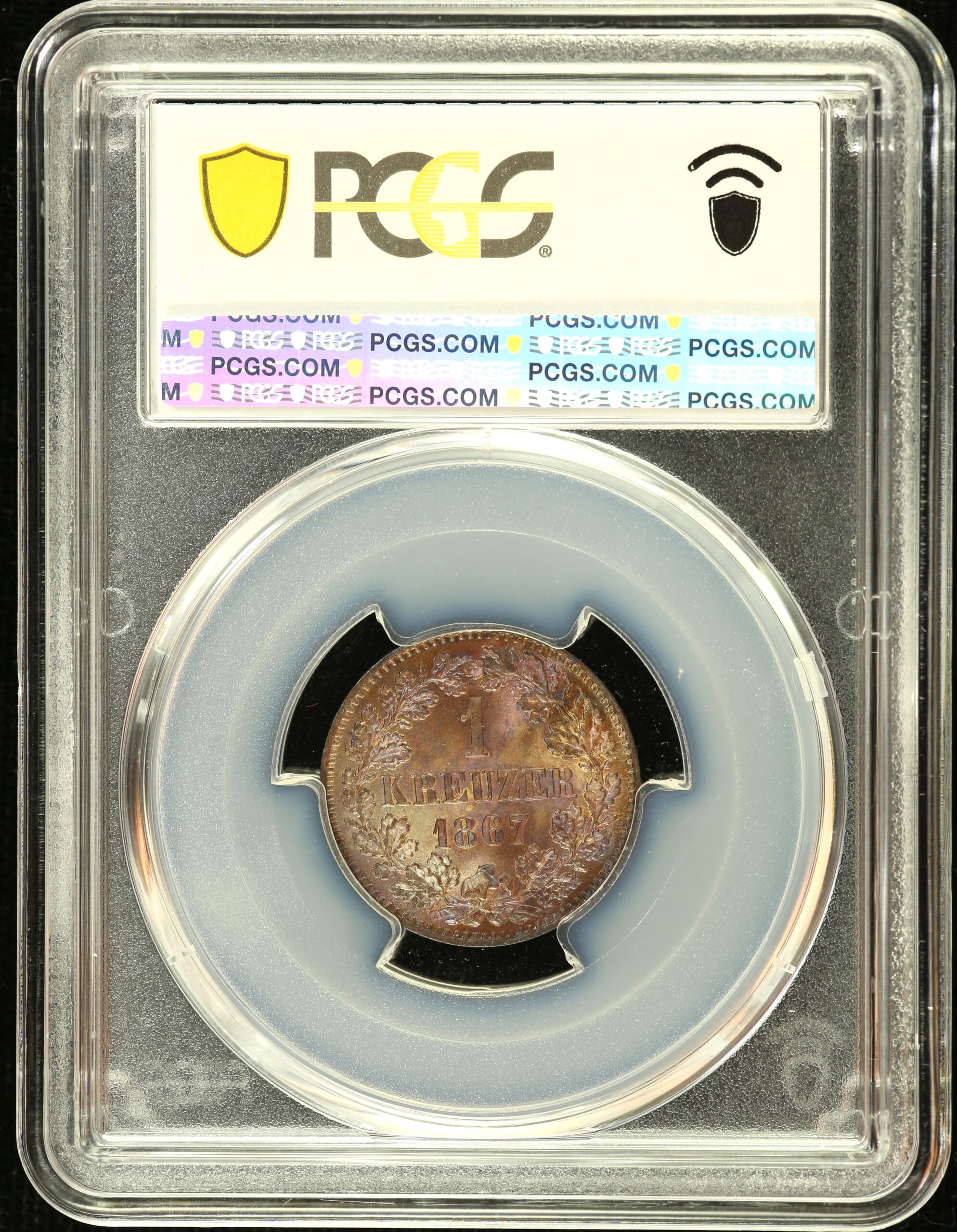 Europe  Germany  World Coins Germany Kreuzer 1867 PCGS MS65BN 0151853 Germany Kreuzer 1867 PCGS MS65BN 0151853Germany Kreuzer 1867 PCGS MS65BN 0151853 - Image 2