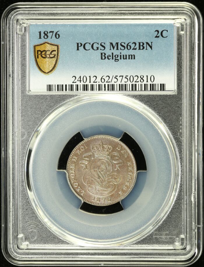 Belgium 2 Centimes 1876 0151863Belgium 2 Centimes 1876 0151863