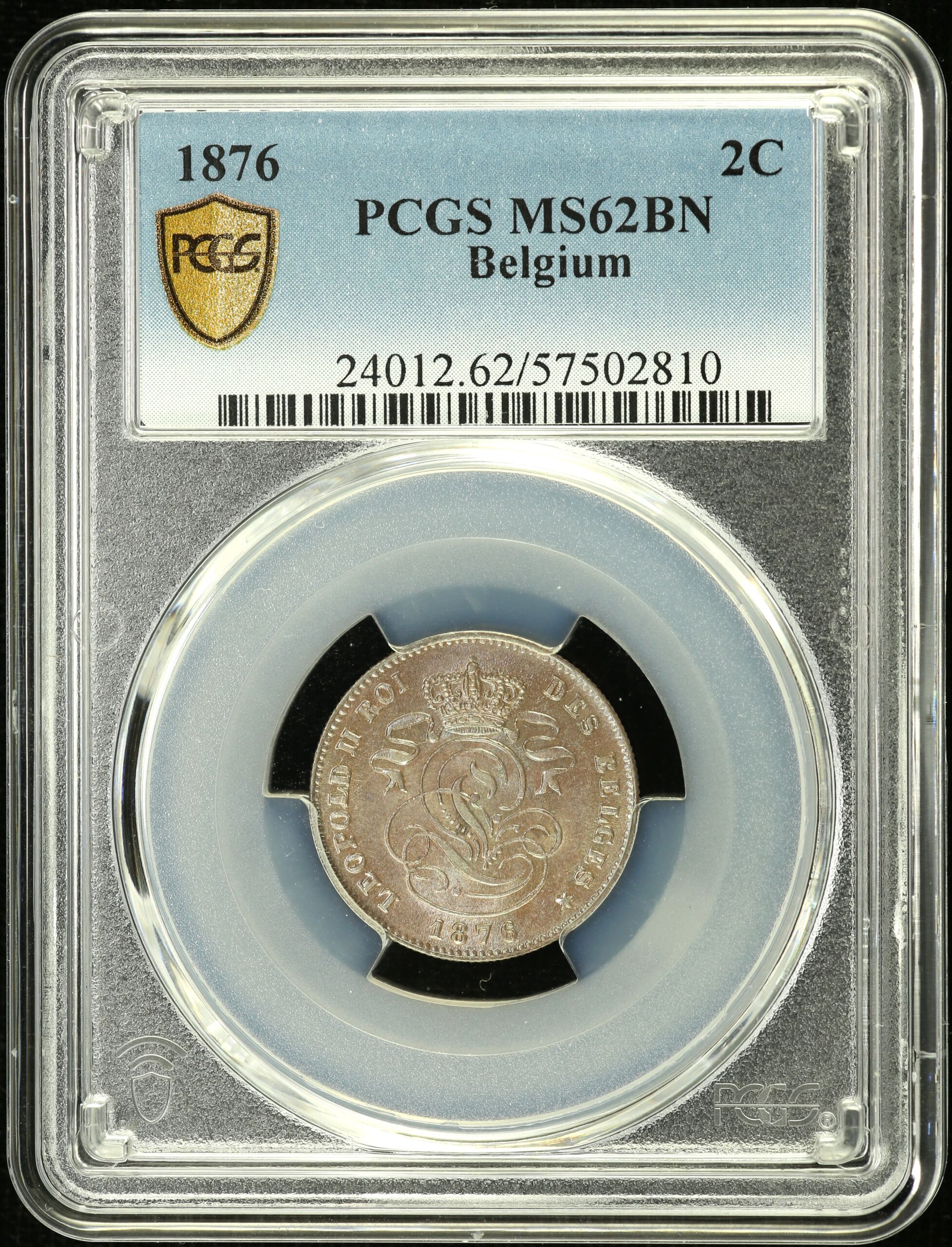 Belgium 2 Centimes 1876 0151863
