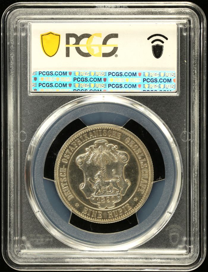 German East Africa Rupie 1890 PCGS PR64 0151890German East Africa Rupie 1890 PCGS PR64 0151890 - Image 2