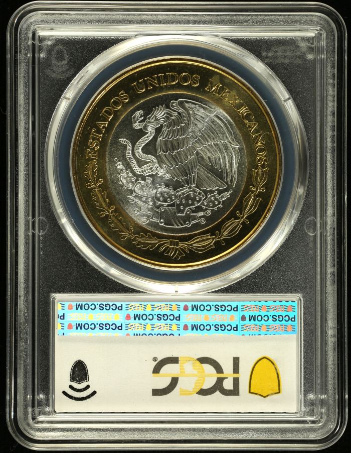 Modern Silver & Minors 100 Peso 2007 Mo PCGS MS65 0151997Modern Silver & Minors 100 Peso 2007 Mo PCGS MS65 0151997 - Image 2