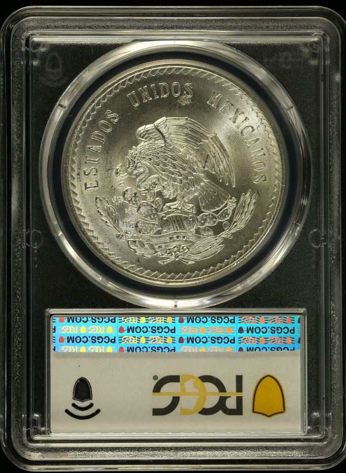 Modern Silver & Minors 5 Peso 1948 Mo PCGS MS65 0152089Modern Silver & Minors 5 Peso 1948 Mo PCGS MS65 0152089 - Image 2