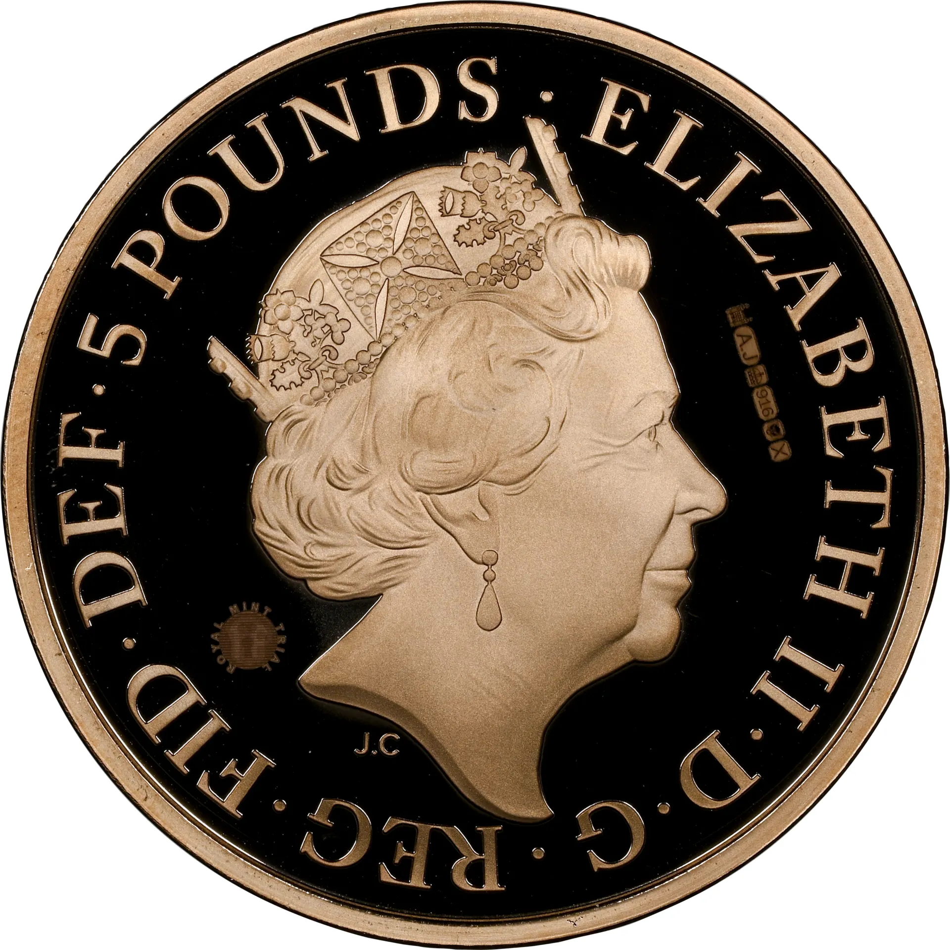 Europe UK (Great Britain) World Coins UK (Great Britain) Gold 5 Pounds 2021 NGC PF70 Ultra Cameo 0152355 UK (Great Britain) Gold 5 Pounds 2021 NGC PF70 Ultra Cameo 0152355UK (Great Britain) Gold 5 Pounds 2021 NGC PF70 Ultra Cameo 0152355 - Image 3