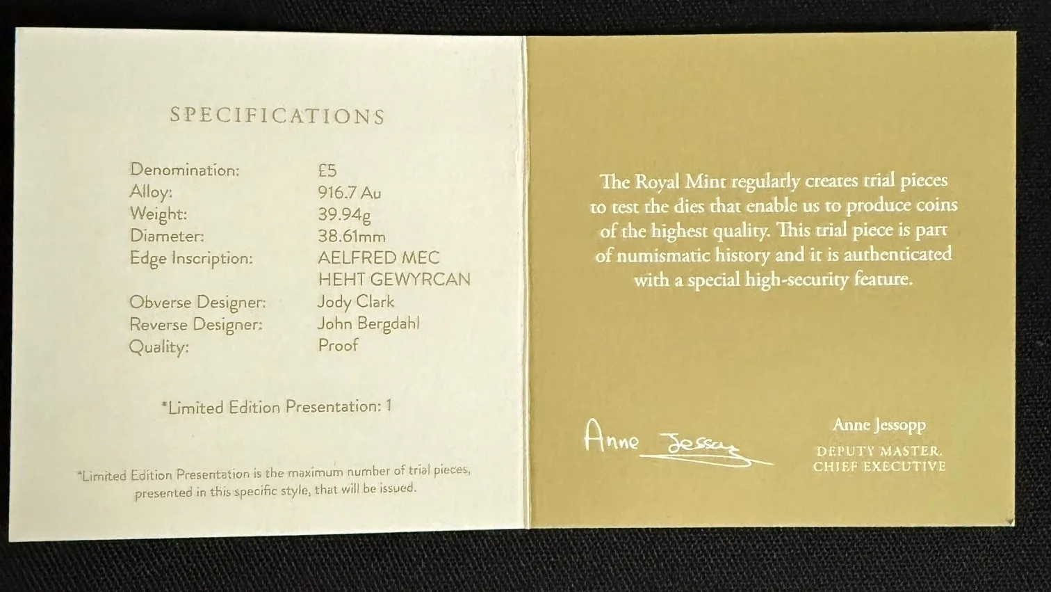 Europe UK (Great Britain) World Coins UK (Great Britain) Gold 5 Pounds 2021 NGC PF70 Ultra Cameo 0152355 UK (Great Britain) Gold 5 Pounds 2021 NGC PF70 Ultra Cameo 0152355UK (Great Britain) Gold 5 Pounds 2021 NGC PF70 Ultra Cameo 0152355 - Image 8