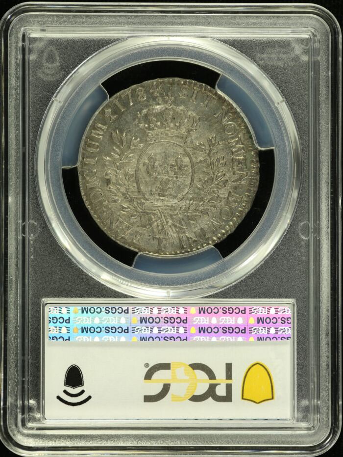 France 1/2 Ecu 1784 T Gad-355 PCGS MS61 0152556France 1/2 Ecu 1784 T Gad-355 PCGS MS61 0152556 - Image 2