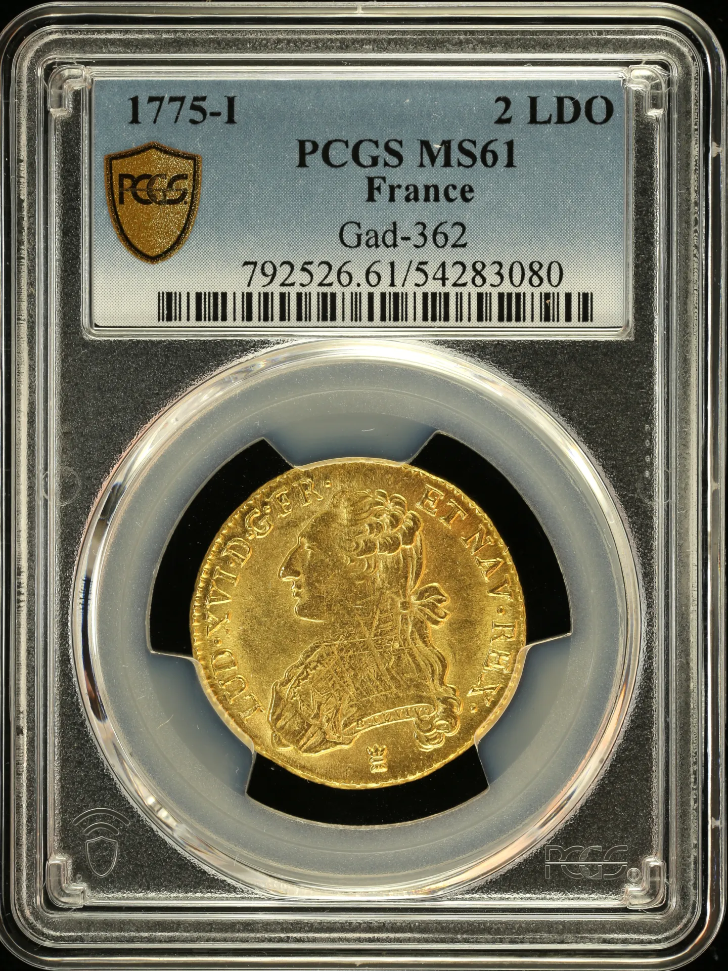 Europe France World Coins France 2 Louis d or 1775 I Gad-362 PCGS MS61 0152586 France 2 Louis d or 1775 I Gad-362 PCGS MS61 0152586