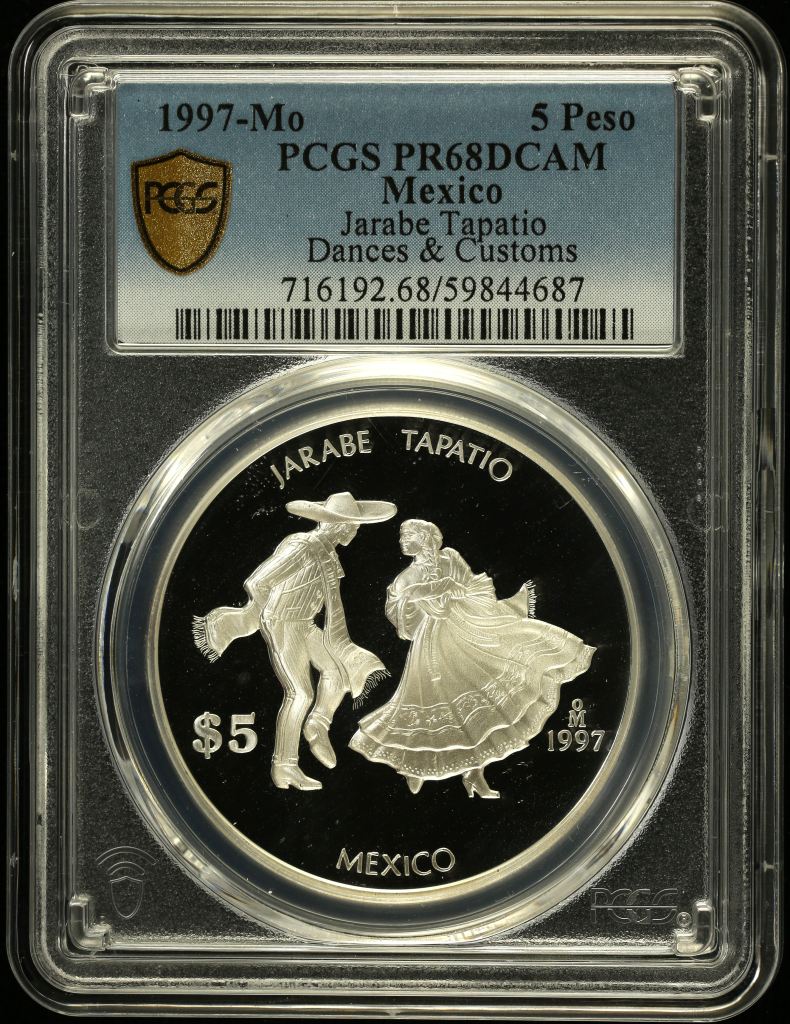 Modern Silver & Minors 5 Peso 1997 Mo PCGS PR68DCAM 0152165