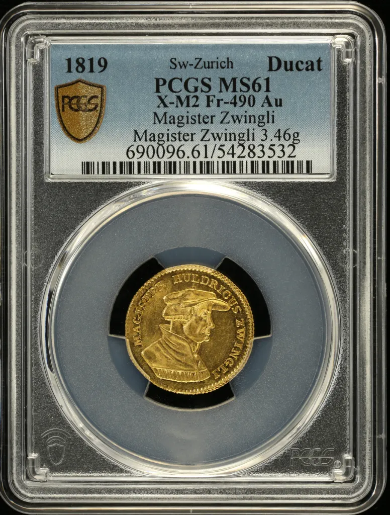 Switzerland Ducat 1819 Zurich PCGS MS61 Fr-490 0151708