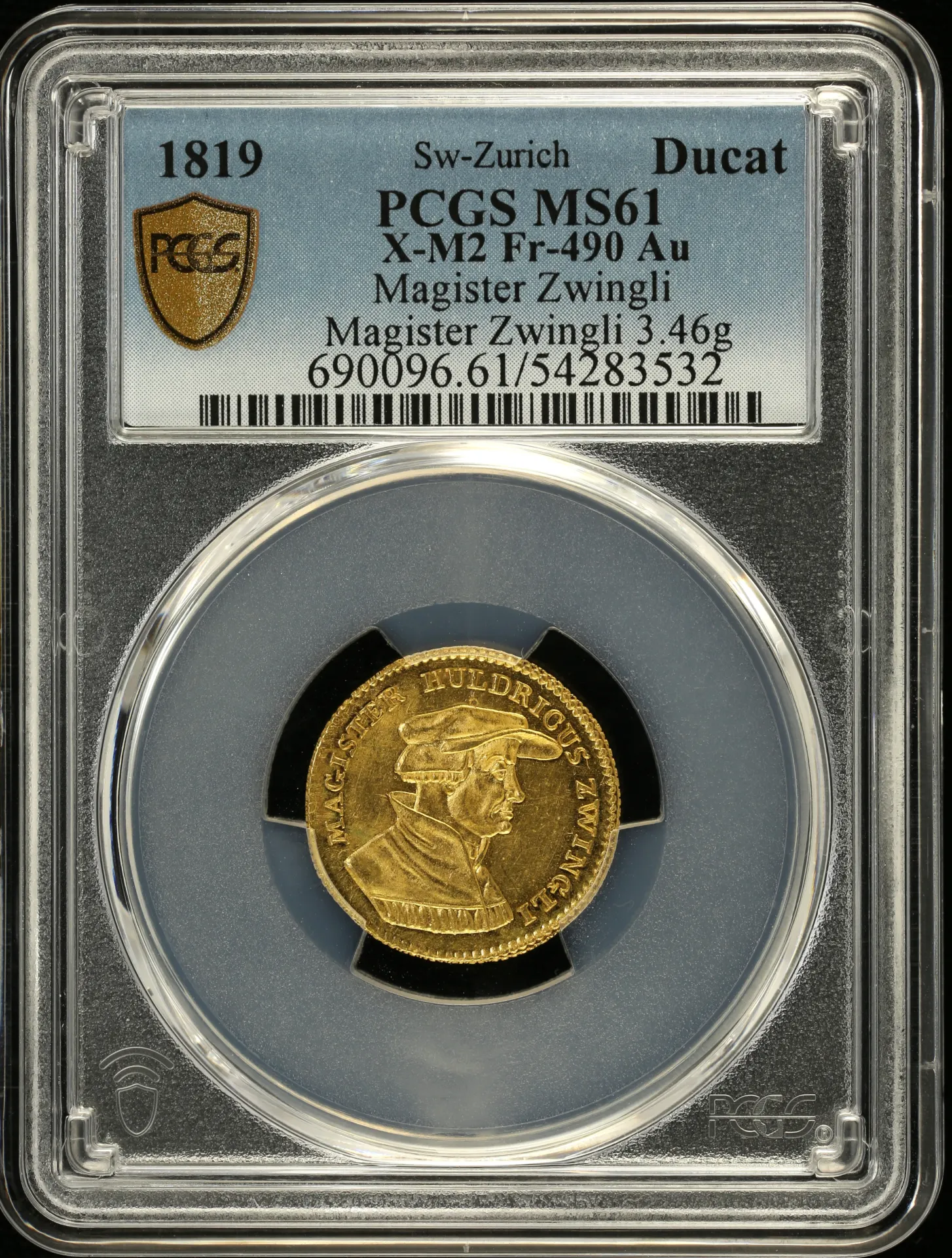 Europe Switzerland World Coins Switzerland Ducat 1819 Zurich PCGS MS61 Fr-490 0151708 Switzerland Ducat 1819 Zurich PCGS MS61 Fr-490 0151708