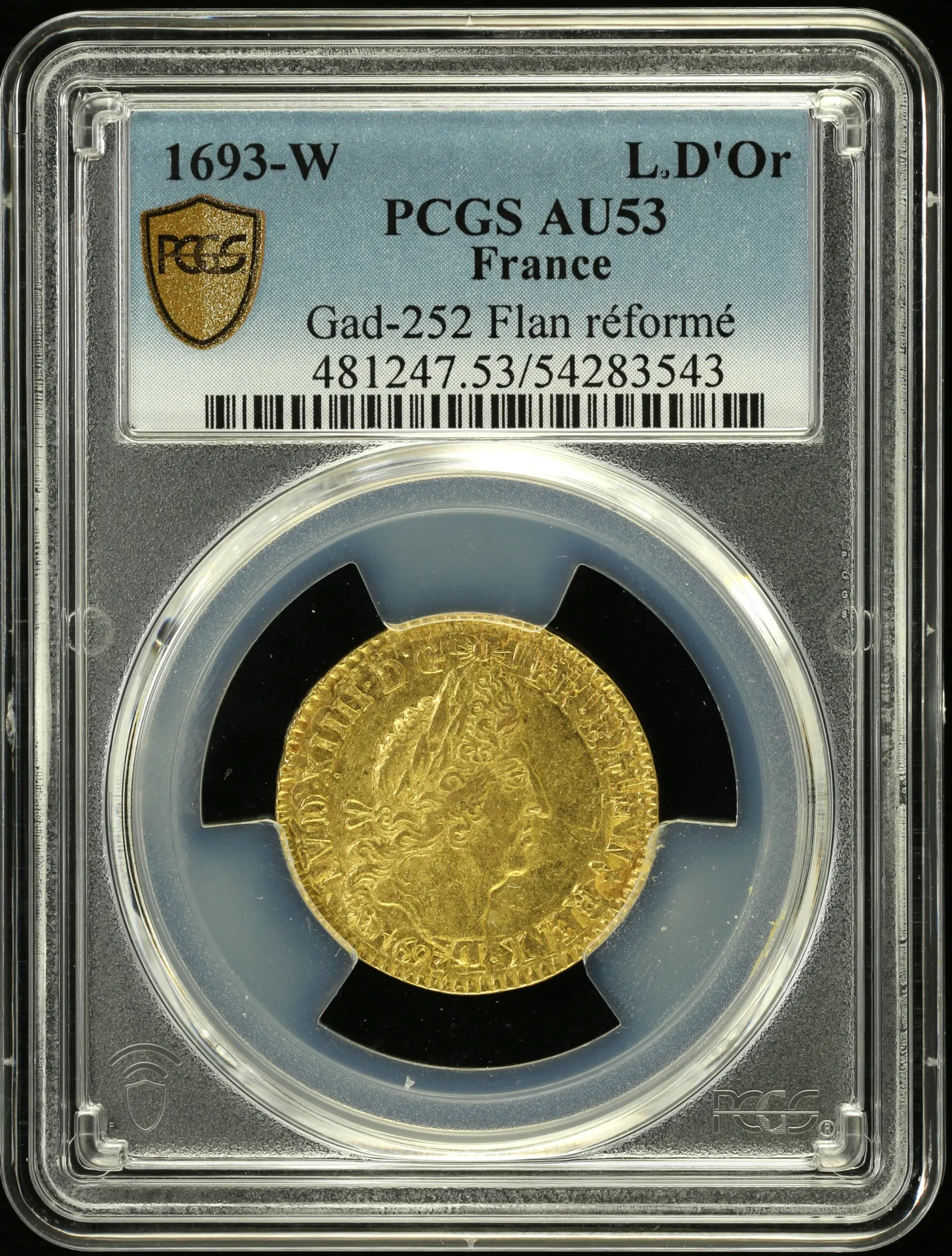 Europe France World Coins France Louis d or 1693 W PCGS AU53 Gad-252 0151773 France Louis d or 1693 W PCGS AU53 Gad-252 0151773