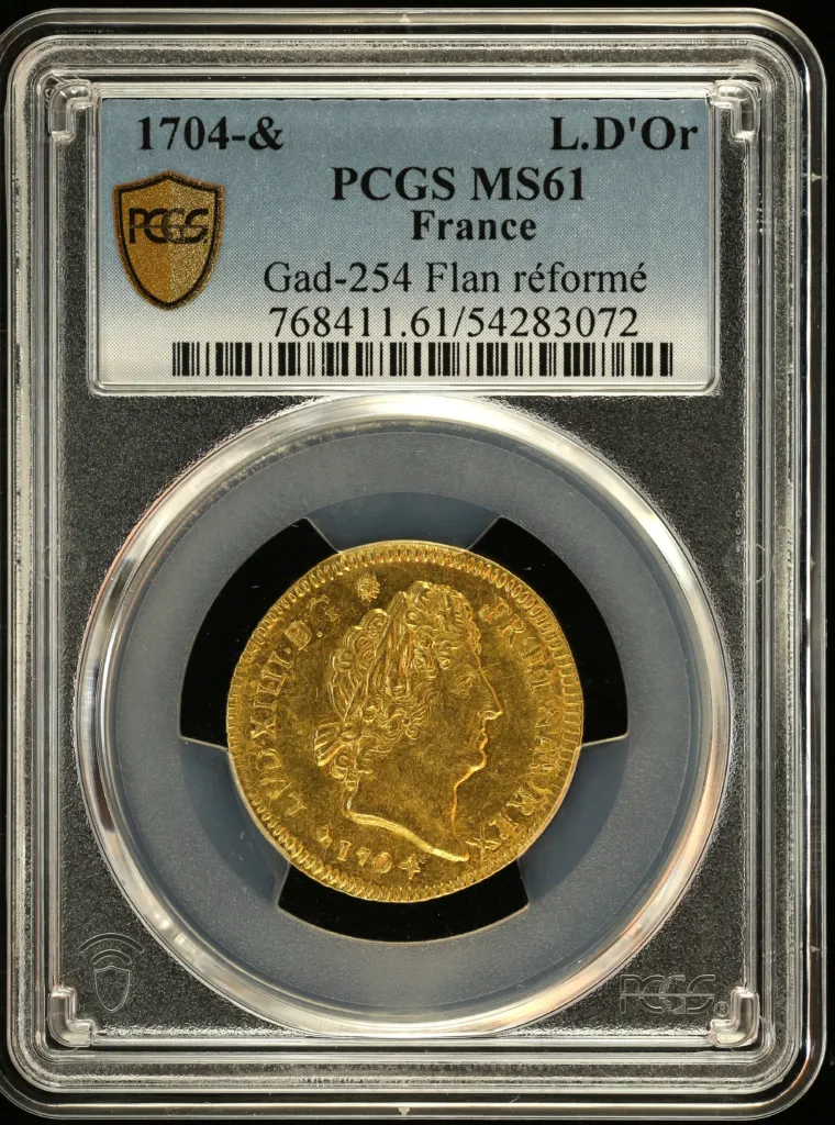 France Louis d or 1704 & Ga-254 PCGS MS61 0151775