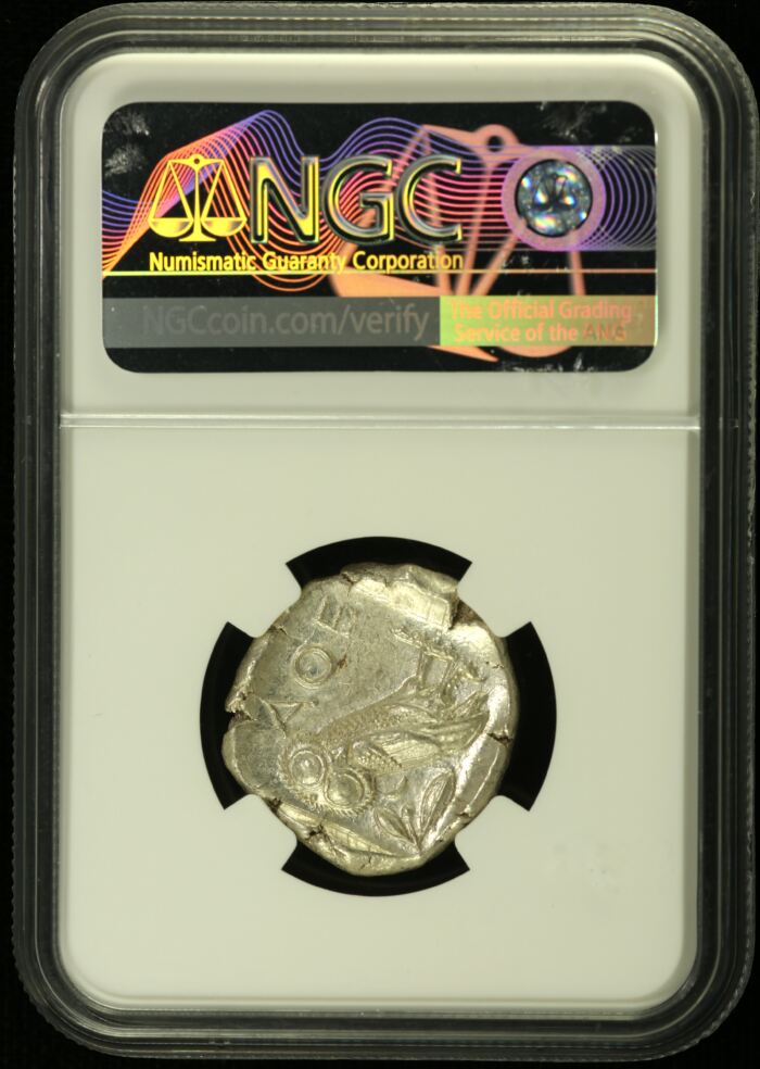 Attica Athens c.440-404 BC AR Tetradrachm NGC MS 0152441Attica Athens c.440-404 BC AR Tetradrachm NGC MS 0152441 - Image 2