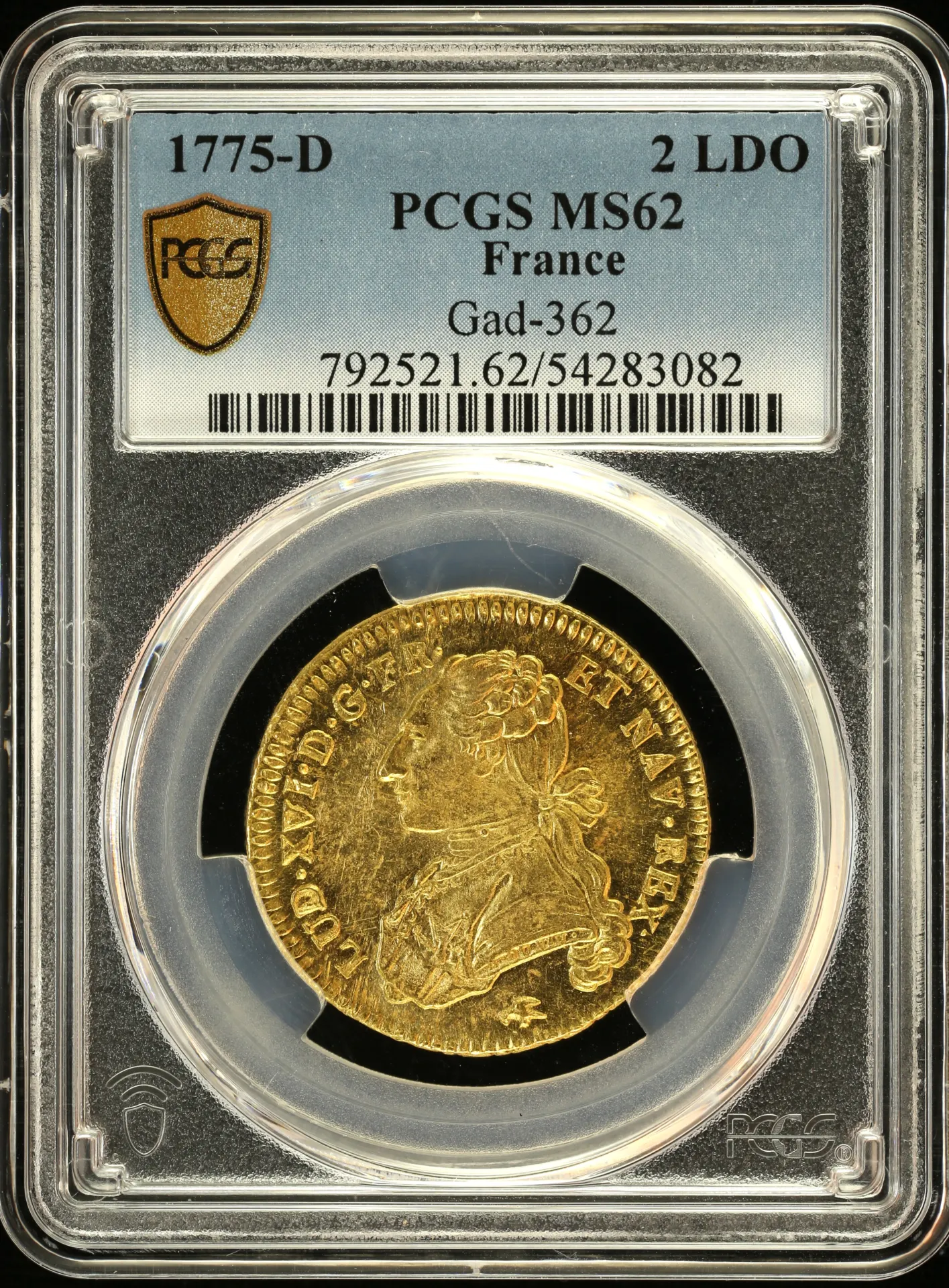 Europe France World Coins France 2 Louis d or 1775 D Gad-362 PCGS MS62 0152584 France 2 Louis d or 1775 D Gad-362 PCGS MS62 0152584